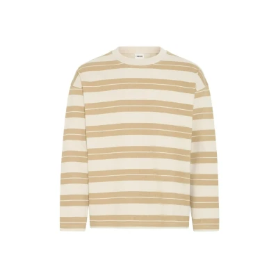 Afbeelding van Solid Peace Sweater, Heren, Maat: Large, Oatmeal