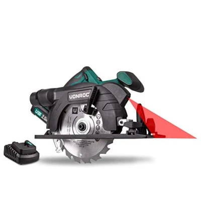 Afbeelding van VONROC Cirkelzaag 20V 150mm Incl. 2.0Ah accu en sneloplader