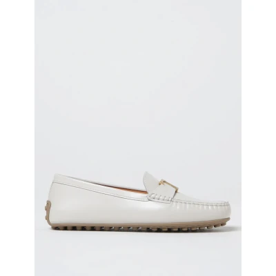 Afbeelding van Elegant Loafers with Leather Uppers and Rubber Pebbled Outsole Wo