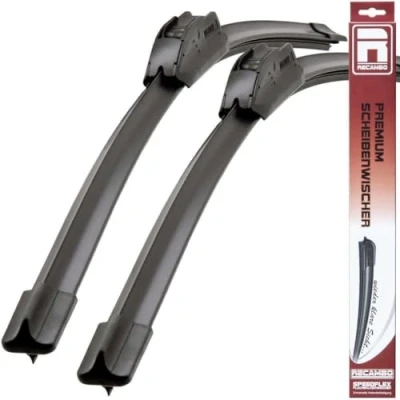 Afbeelding van Recambo Ruitenwisser voorzijde compatibel voor VW FOX BJ 2005 2011 (set van 2 525mm / 375mm)