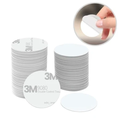 Afbeelding van 100 stuks NFC Tags NTAG215 Stickers, Blanco Kaarten Kaarttag Ronde 215 Muntkaarten met Kleefachterkant, Compatibel TagMo iOS Snelcommando&#039;s, Homekit en compatibele Mobiele
