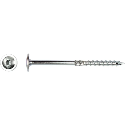 Afbeelding van Flenskophoutschroef torx 8x380 Zn (50 stuks)