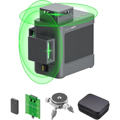 Afbeelding van Hoto Laser Level 3*360 Kruislijnlaser 3 laserlijnen Uitlijnen Ruimte