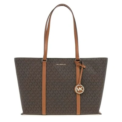 Afbeelding van Michael Kors dames Temple Large shopper met logoprint