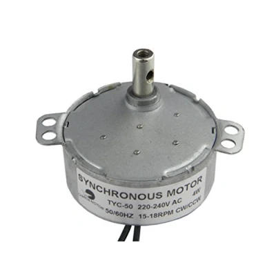 Afbeelding van CHANCS Synchrone motor met permanente magneet TYC 50 220V 15 18RPM CW/CCW Koppel 1.8Kgf.cm Micro Reductiemotor Miniatuur lage snelheid