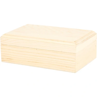 Afbeelding van Sieradendoos Creotime 14x9x5cm hout