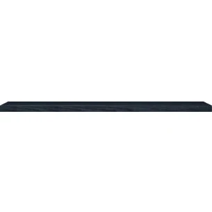 Afbeelding van Looox wooden base shelf solo x 200 cm black ophanging mat zwart wbsoloxbl200mz