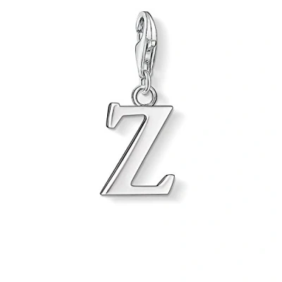 Afbeelding van Thomas Sabo Dames bedelhanger Z letter Charm Club 925 sterling zilver 0200 001 12