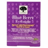 Afbeelding van New Nordic Blue Berry Eyebright Voedingssupplement Ogen 120 Tabletten