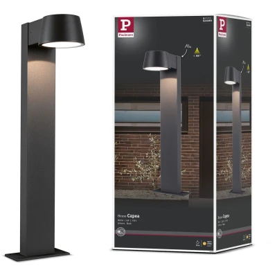 Afbeelding van Paulmann Bolderlamp 50 cm Capea IP44 Zwart