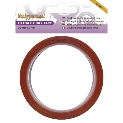 Afbeelding van Hobbyjournaal Extra Sticky Tape 6 mm