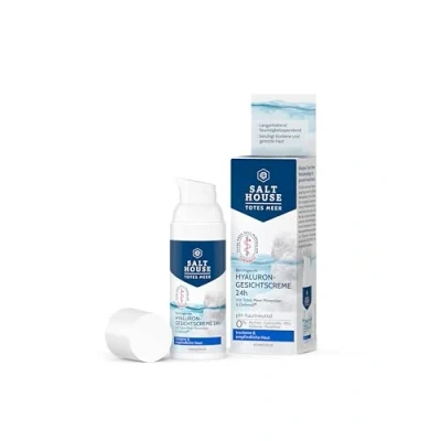 Afbeelding van Salthouse Dode Zee Therapie Hyaluron gezichtscrème, 24 uur, werkzame stof Defensil® voor droge en gevoelige huid, 50 ml