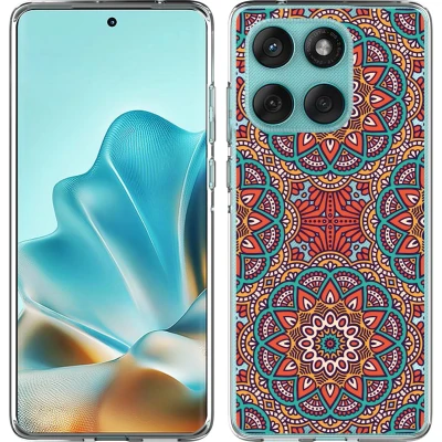 Afbeelding van Cazy Hoesje geschikt voor Motorola Edge 60 Fusion Orientaalse Mandala