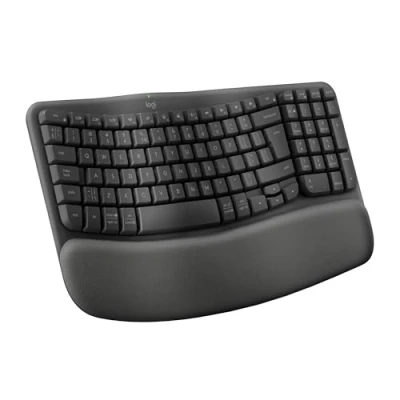 Afbeelding van Logitech Wave Keys Draadloos Ergonomisch Toetsenbord QWERTY