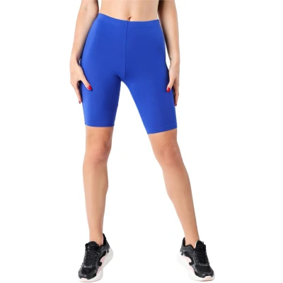 Afbeelding van Merry Style MS MS10 414 LE Dames Leggings Sport Vrijetijdsbroek Kort Viscose Sporbroek Yogabroek Kobalt L