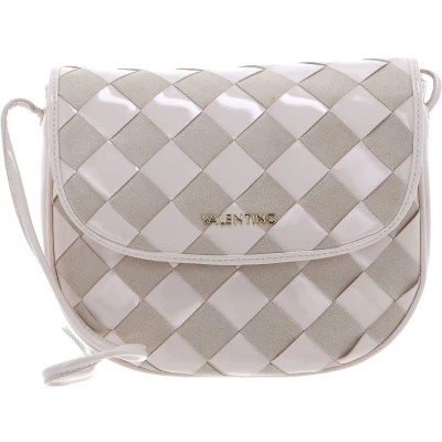 Afbeelding van VALENTINO Schoudertas Aronia Satchel Cream White Wit Veelkleurig