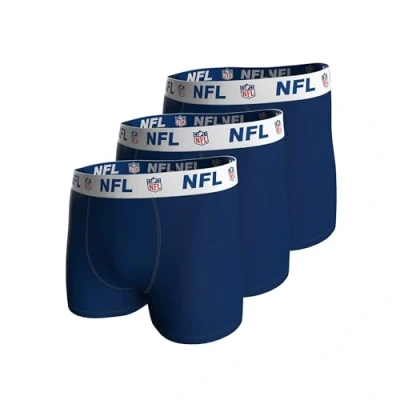 Afbeelding van NFL SHIELD Boxers 3 pack Navy Maat XL