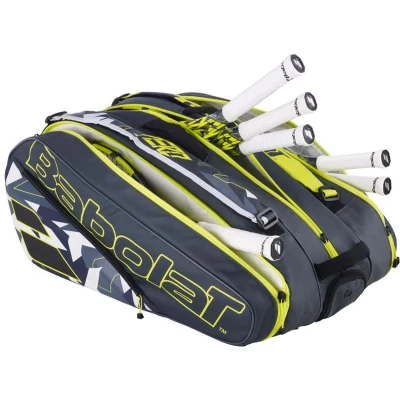 Afbeelding van Babolat Racket Holder Pure Aero X12 2023 Zwart/Geel
