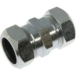 Afbeelding van VSH rechte koppeling 22 x 15 mm klem verzinkt