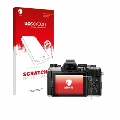 Afbeelding van upscreen Screenprotector voor Olympus OM System 5 Mark II Folie Beschermfolie transparant