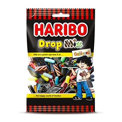 Afbeelding van Haribo Gekleurde Dropmix 12x250g