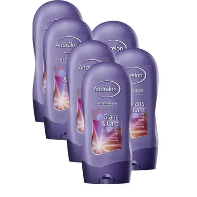 Afbeelding van Andrelon Conditioner Glans &amp; Care intensieve behandeling en verzorging van dof haar 300 ml