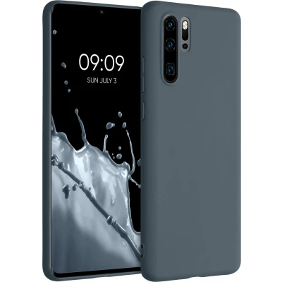 Afbeelding van kwmobile telefoonhoesje geschikt voor Huawei P30 Pro Hoesje smartphone Back cover in leisteen