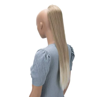 Afbeelding van CAISHA 65cm Pruik Vlecht Paardenstaart Haarextensies Glad Roodblond Mix PH622