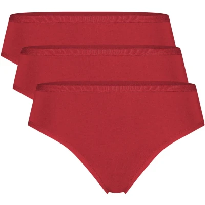 Afbeelding van Comfortabel &amp; Zijdezacht Bamboo Basics Strings Liz (3 pack) Bordeaux Rood XL