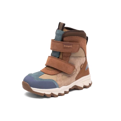 Afbeelding van BISGAARD Snowboots &#039;Edon&#039; smoky blue / bruin lichtbruin