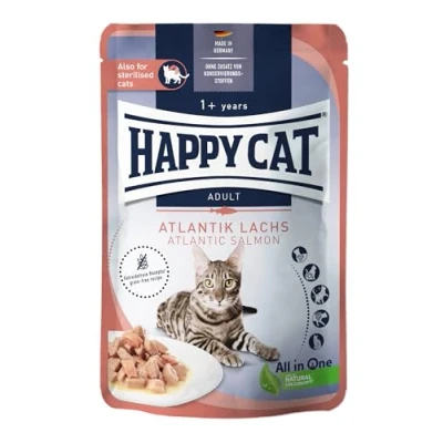 Afbeelding van Happy Cat Culinary Meat in Saus Atlantische Zalm Pouch 85 g