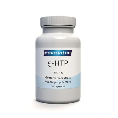 Afbeelding van Nova Vitae 5 HTP 100 mg griffonia 60 vcaps
