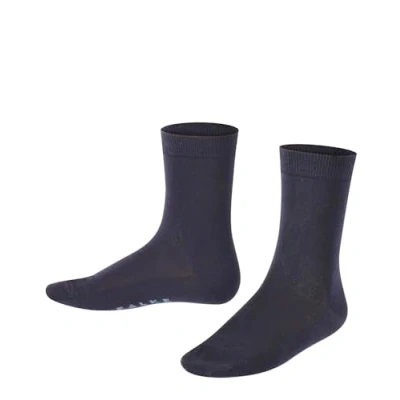 Afbeelding van Falke Cotton Finesse UNI Sokken voor kinderen, Maat: 23 26, Darkmarine