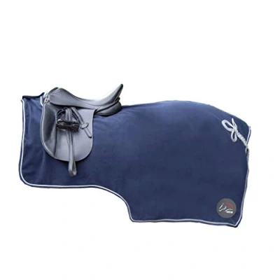 Afbeelding van HKM Uitrijdeken Donkerblauw 125/175