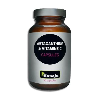 Afbeelding van Hanoju Astaxanthine &amp; vitamine C 90 capsules