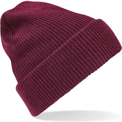 Afbeelding van Gebreide Heritage Beanie wintermuts voor volwassenen Damesmutsen / herenmutsen 100% polyacryl Bordeaux rood