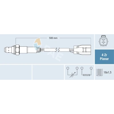 Afbeelding van FAE Lambda sonde 77790