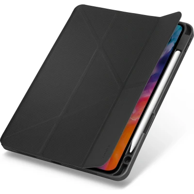 Afbeelding van UNIQ hoes Transforma Rigor iPad Air 10.9 (2020) grijs/antraciet Antimicrobieel