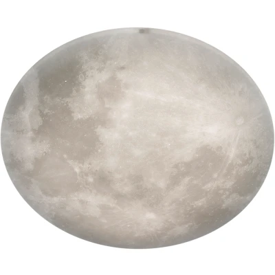 Afbeelding van Trio Leuchten Lunar 627516000, Led Plafondlamp, Acryl Met Maanmotief, Wit