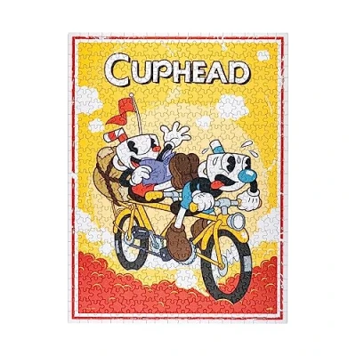 Afbeelding van Grupo Erik Puzzel Cuphead Explorer Riders Legpuzzel 500 Stukjes 61 x 45,7 cm Inclusief geschenkverpakking en poster