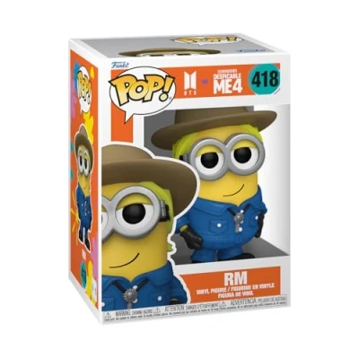 Afbeelding van Minions Despicable Me 4 BTS RM vinylfiguur 418 Funko Pop! meerkleurig