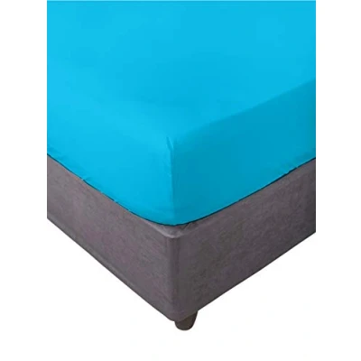 Afbeelding van Miracle Home. Hoeslaken 100% geborstelde microvezel, elastisch, anti pilling. 150X200. Bed 150. Turkoois