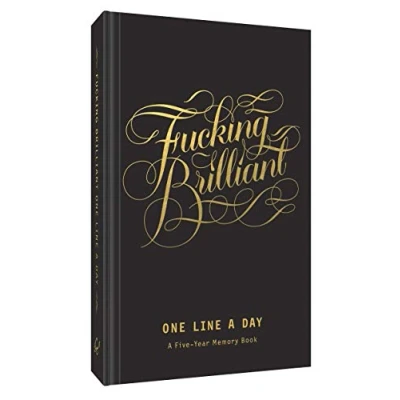 Afbeelding van Fucking Brilliant One Line A Day: Five Year Memory Book