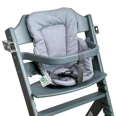 Afbeelding van LaLoona Safety 1st / Bebeconfort Timba Stoelverkleiner voor kinderstoel, Oeko Tex Standard 100 getest, huidvriendelijk en machinewasbaar, grijs
