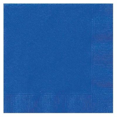 Afbeelding van Blauwe Servetten Royal Blue 33x33cm 20 stuks
