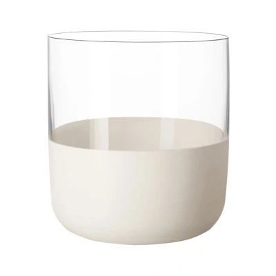 Afbeelding van Villeroy &amp; Boch Manufacture Rock blanc borrelglas set van 4 Transparant