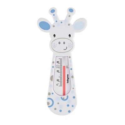 Afbeelding van Drijvende badthermometer geel giraffe 7308 wit/blauw