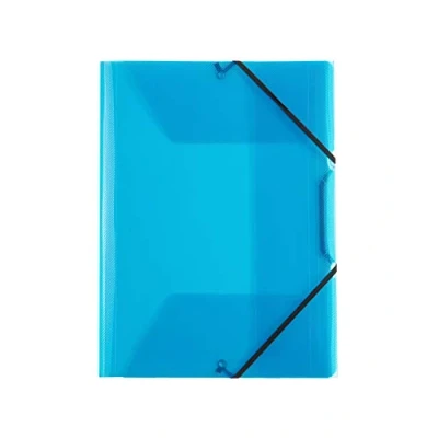 Afbeelding van Favorit 400116644 Verzamelmap 3 Lembi met elastiek Lumina, 22x30 cm rug 0 3, blauw