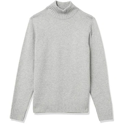 Afbeelding van Amazon Essentials Men&#039;s Zacht aanvoelende coltrui met lange mouwen, Licht Grijs, XL