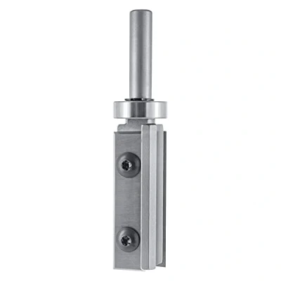 Afbeelding van ENT 20328 Afkantfrees met keermessen, Hardmetaal, Schachtdoormeter (S) 8 mm, Freesdoormeter (D) 19 NL 49,5 SL 30 GL 90 kogellager op de schacht
